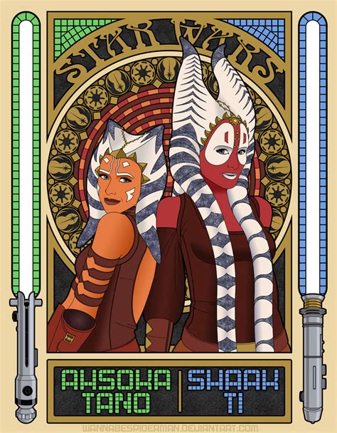 montrals star wars|ahsoka and shaak ti.